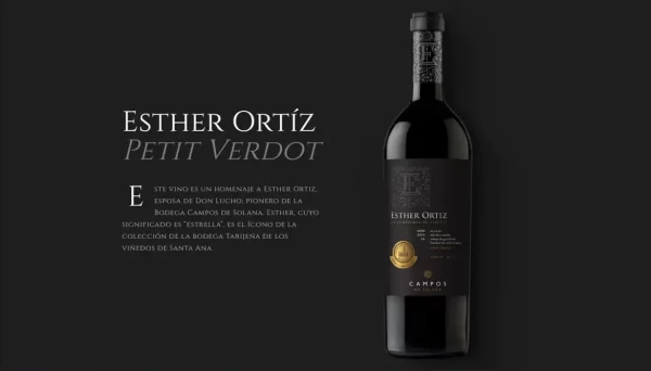 Esther Ortiz un vino premiado en el mundo