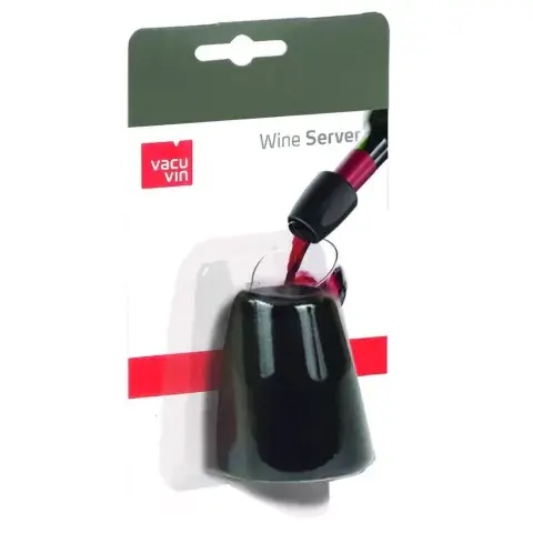 Servidor de vino negro (PVC)