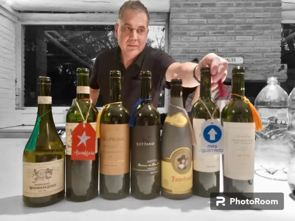 El juego del vino Tinto a ciegas