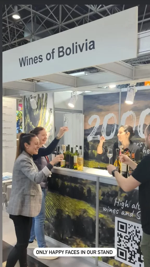 Dusseldorf impresionados con los vinos de Bolivia