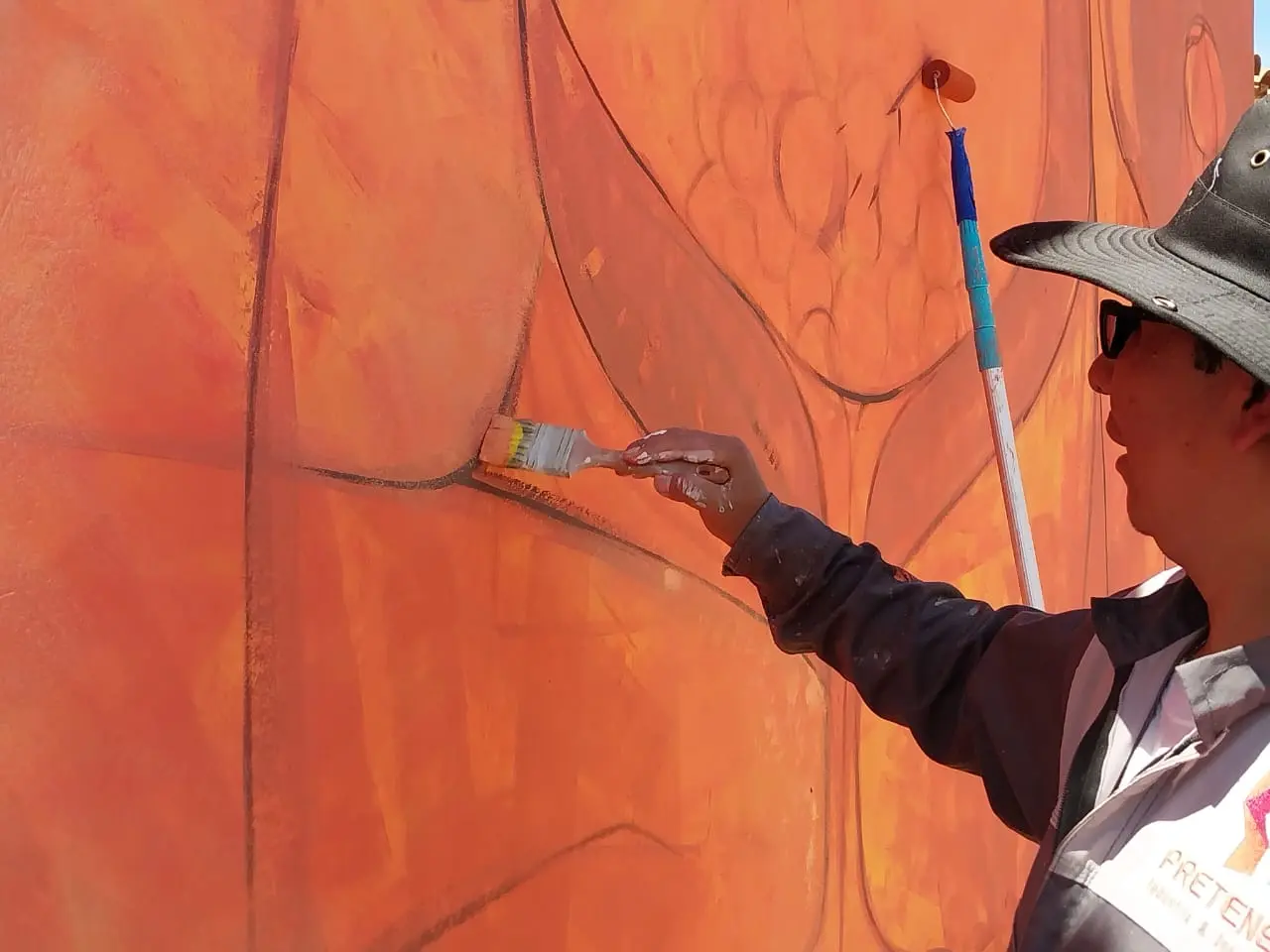 El artista Reinaldo Chávez