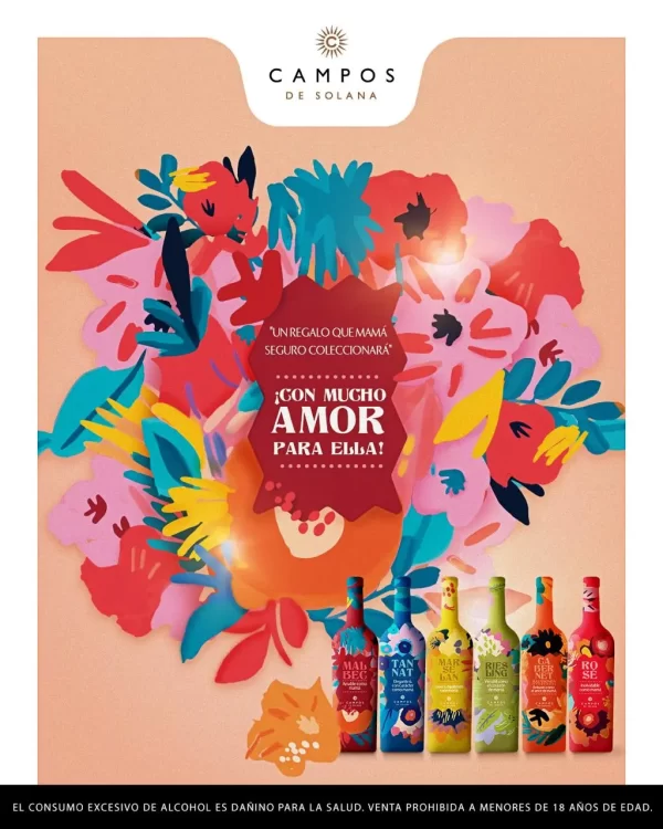 Campos de Solana viste de colores por el amor de mamá