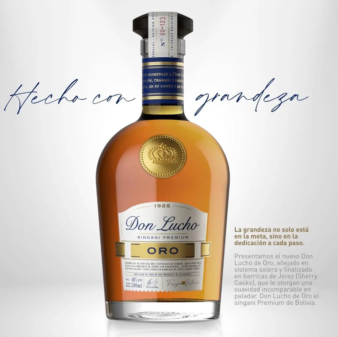 Don Lucho de Oro, un emblema de Bolivia.