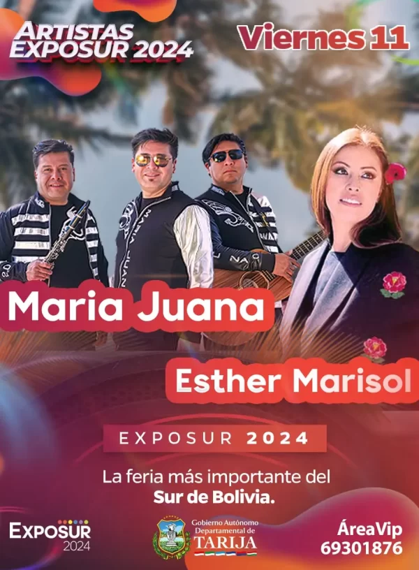 Artistas Viernes 11 ExpoSur 2024