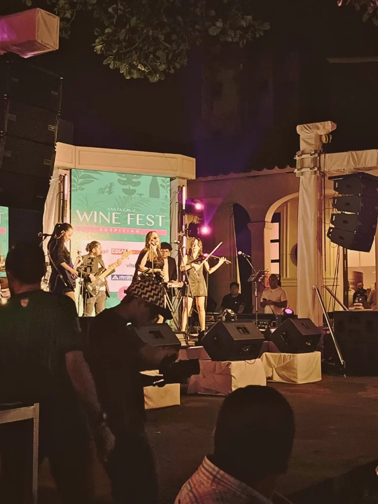 La música fue otro ingrediente para disfrutar.