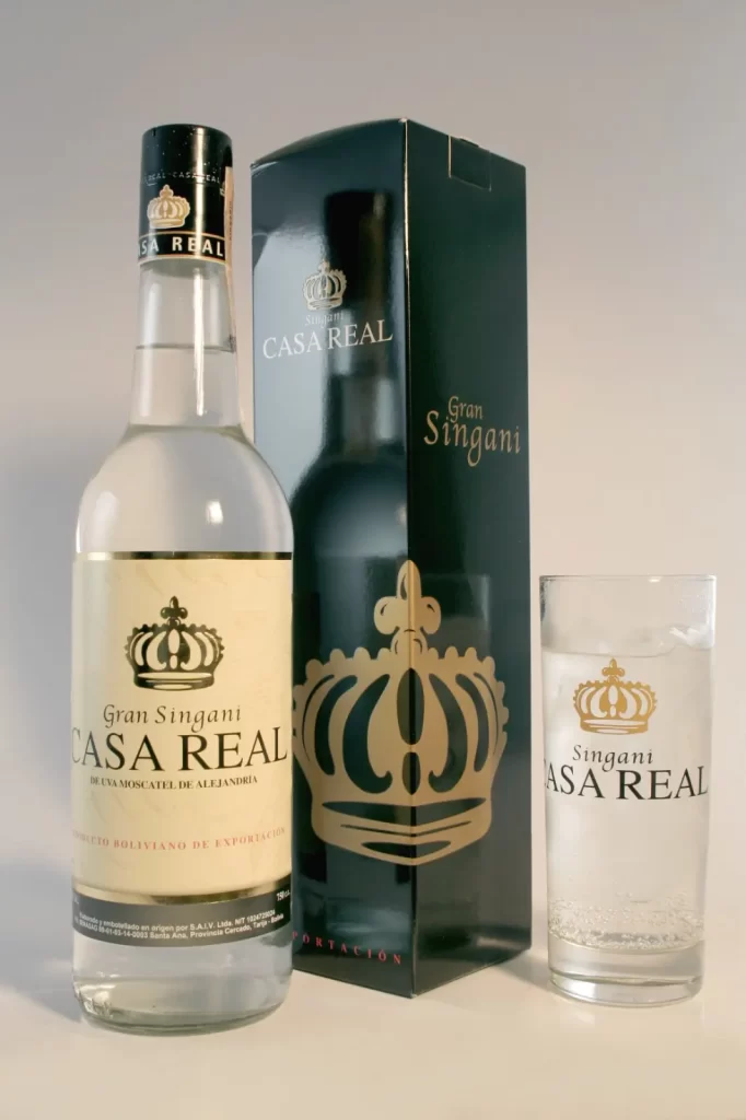 Singani, un emblema de Bolivia.