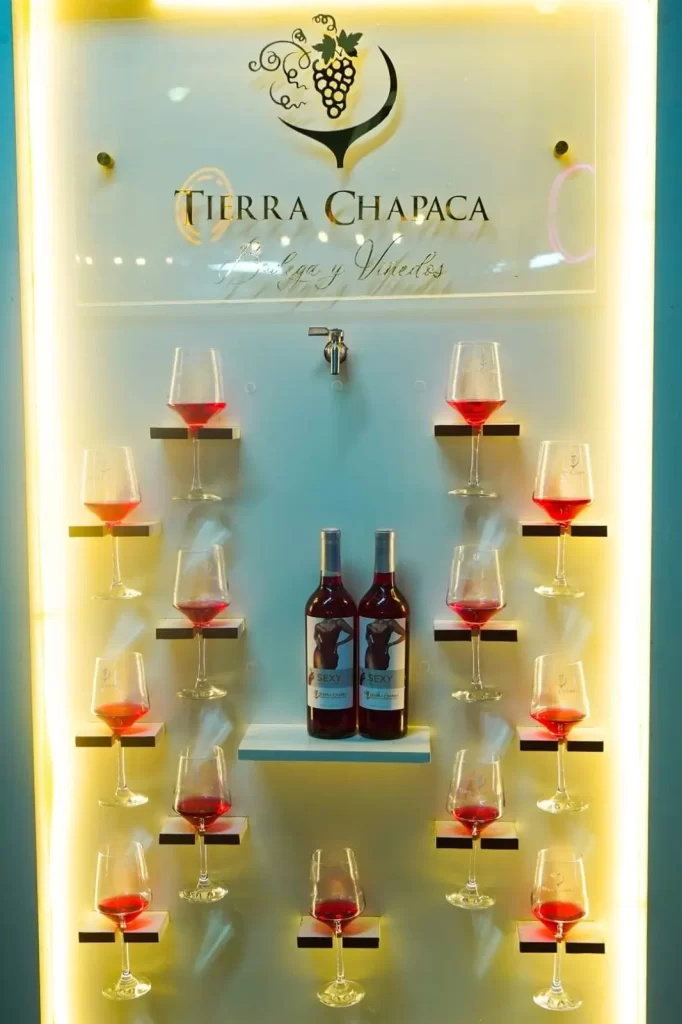 Tierra Chapaca, una bodega que luce sus productos en la ExpoSur 2024.