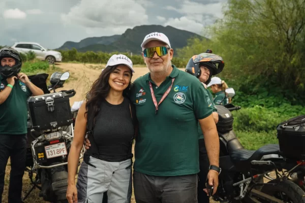 Cristian Magnan junto a su esposa Alejandra Oliva.