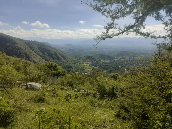 Los cerros son los dioses que te acompañan.
