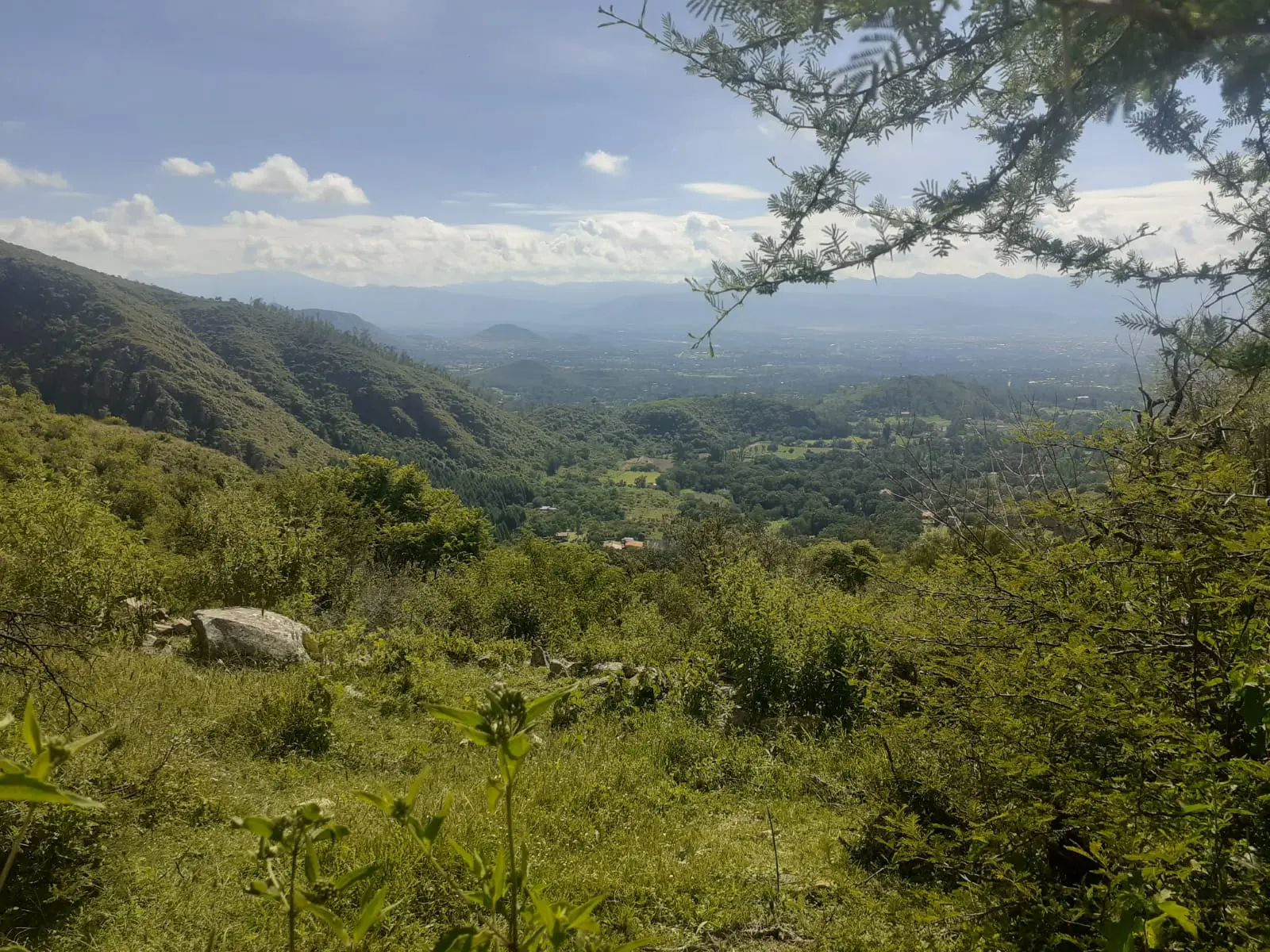 Los cerros son los dioses que te acompañan.