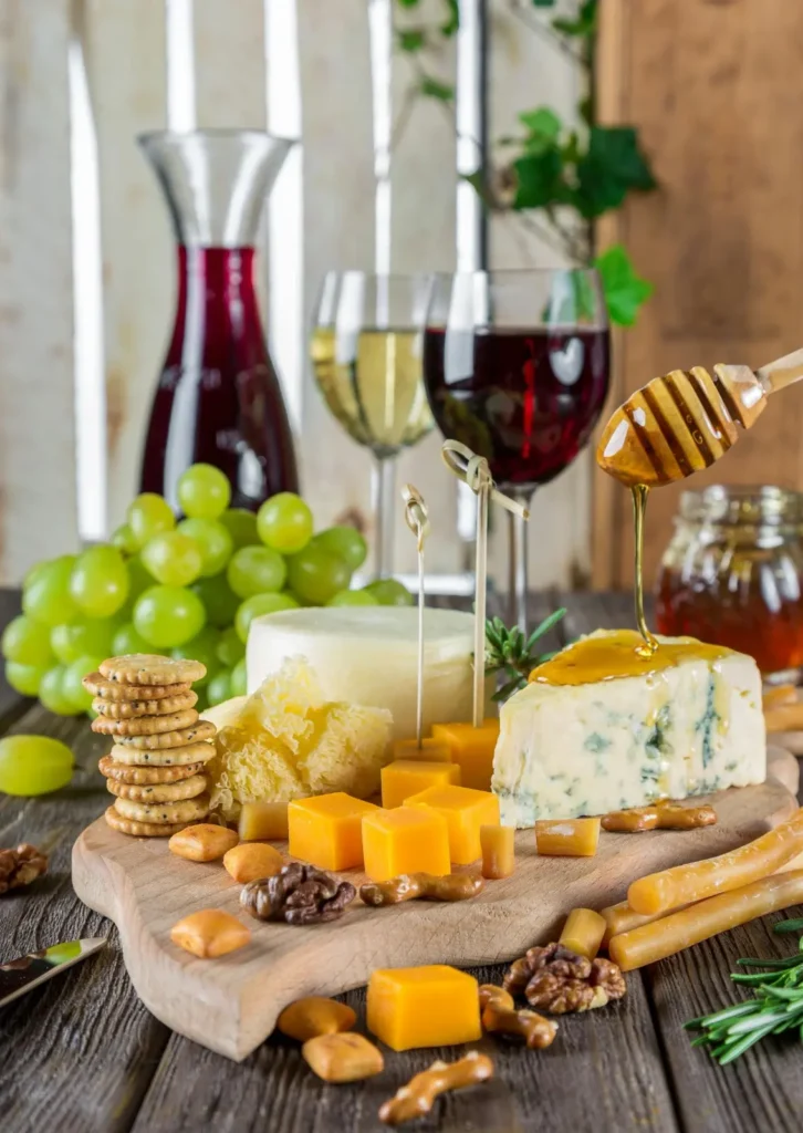 Las picadas también son otra opción que va muy bien con vinos.