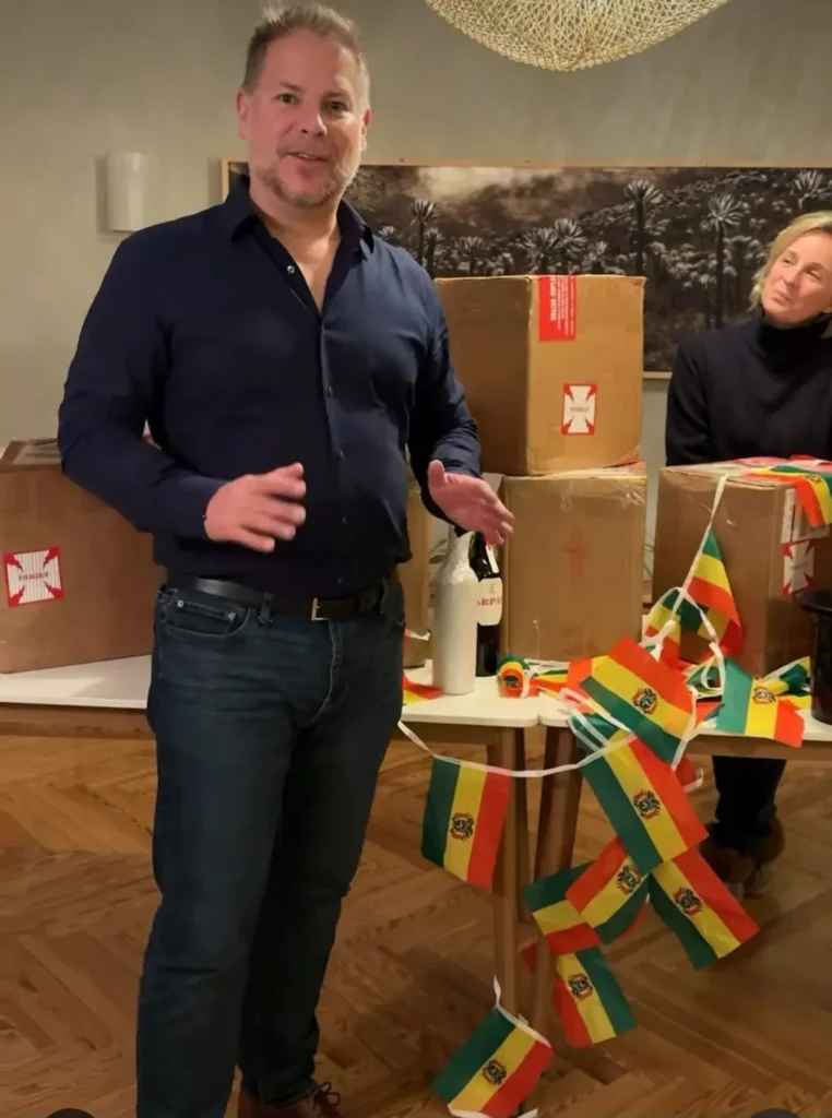 Diego Guzmán de Rojas es el promotor de la II Bienal del Vino en Madrid.