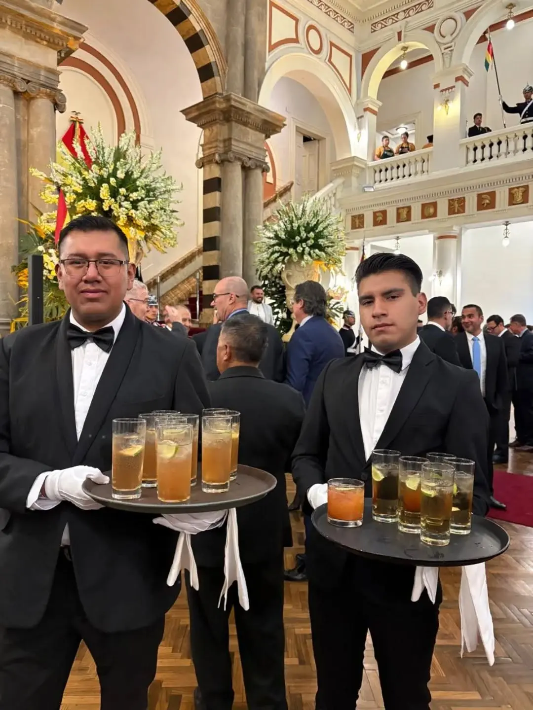 Singani San Pedro presente en la toma de mando del nuevo presidente Rodrigo Paz.