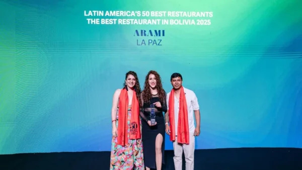 Bolivia, con la inclusión de Arami, en el puesto 48, se convierte en el único restaurante boliviano dentro del Top 50 de la región.
