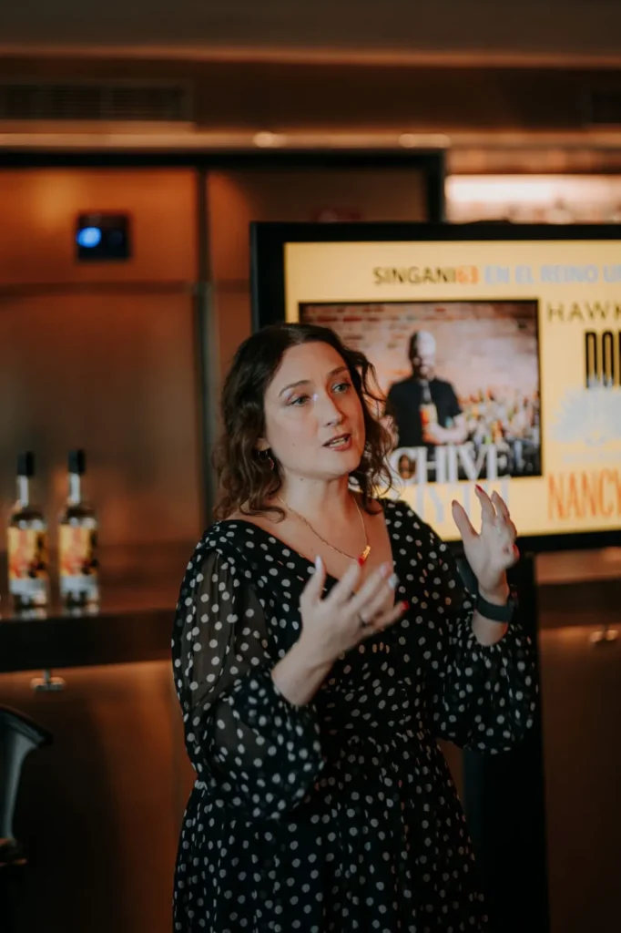 Tatjana Sendzimir, global ambassador de Singani 63
