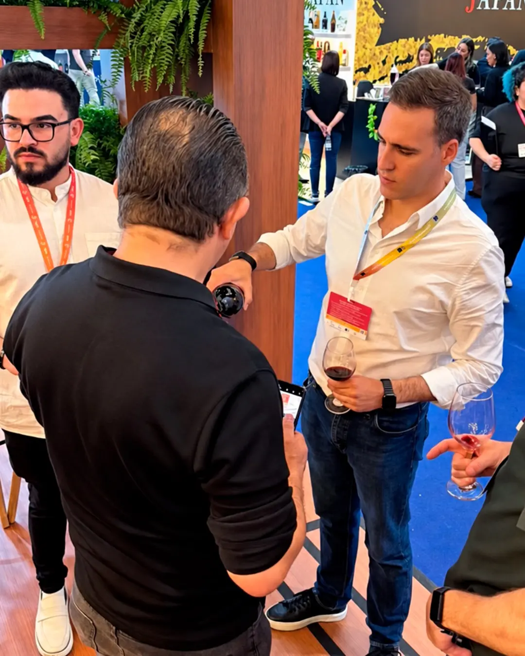 Luis Pablo Granier compartiendo en el Pro Wine de Sao Paulo 2026